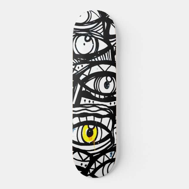 Yellow eye skateboard (Front)