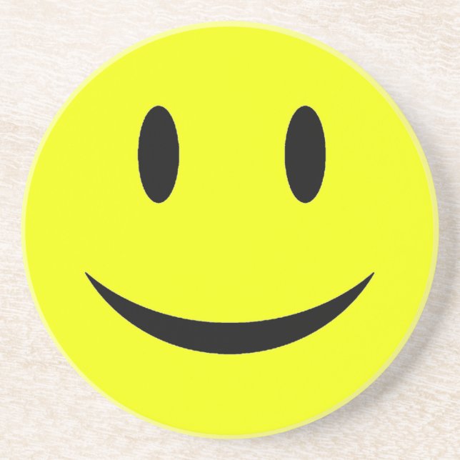 Yellow Face Coaster (Front)