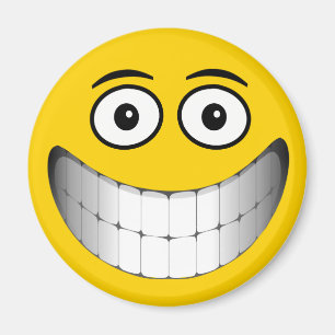 Yellow Face Magnet