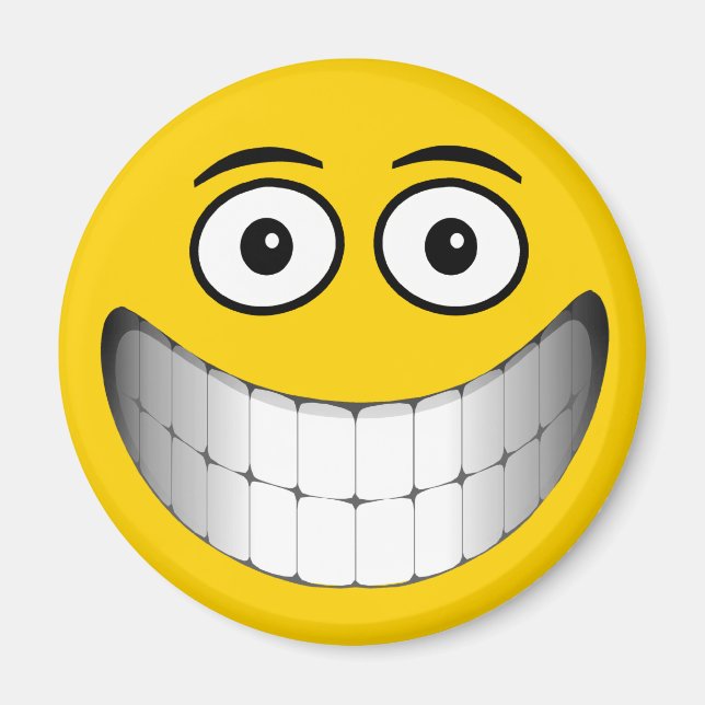 Yellow Face Magnet (Front)