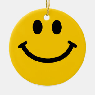 Yellow Face Ornament Decoration