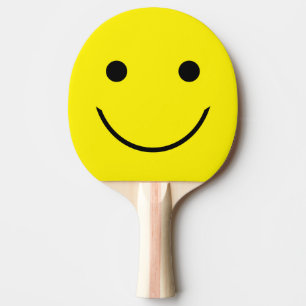 Yellow Face Ping Pong Paddle