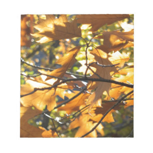 Yellow Fall Notepad