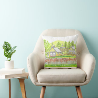 Yellow Farm Pillow