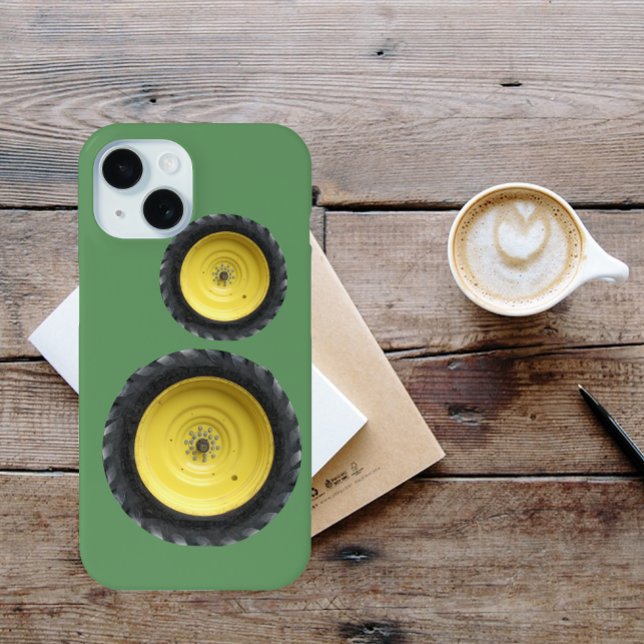 Yellow Farm Tractor Wheels Case-Mate iPhone Case (Creator Uploaded)