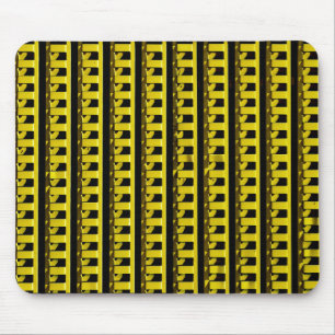 Yellow Fence Mouse Pad