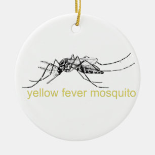 Yellow Fever Mosquito ornament