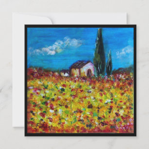 YELLOW FIELD INVITATION