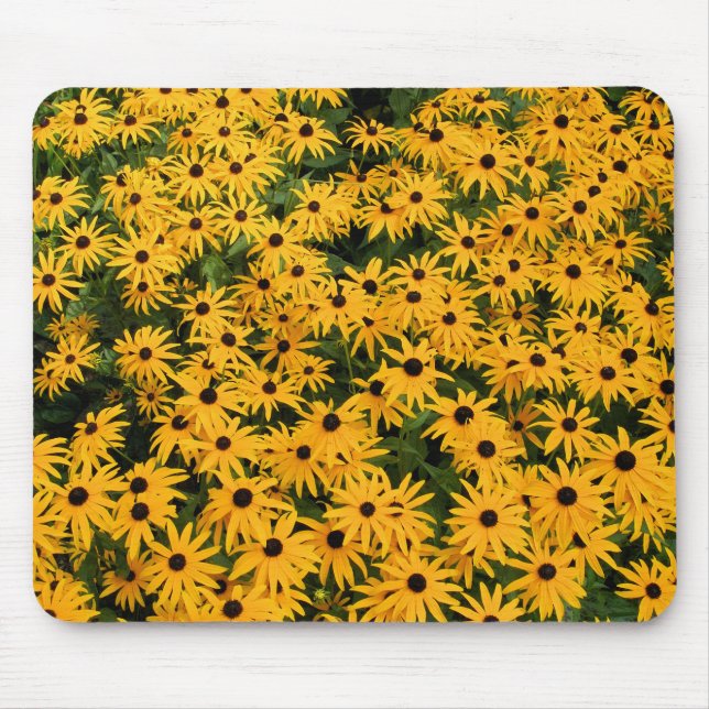 Yellow Field of Daisies - Daisy Mousepad (Front)