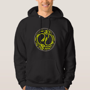 Yellow Fish Yin Yang Hoodie