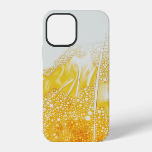 Yellow flame-themed illustration iPhone 12 case