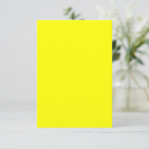 Yellow Flat Save the Date Card