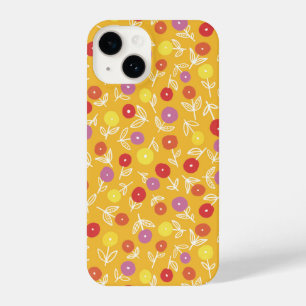 Yellow Floral Ditsy iPhone 14 Case