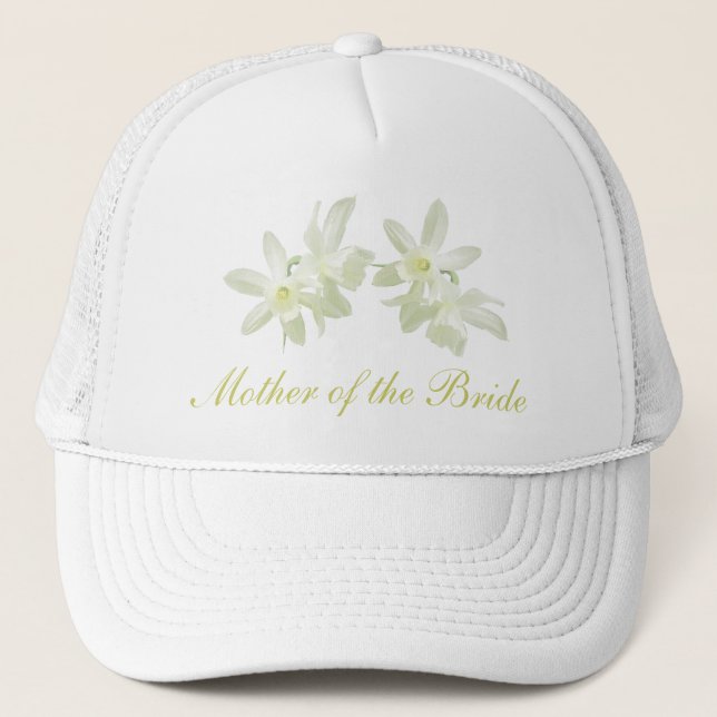 Yellow Floral Mother of the Bride Hat (Front)