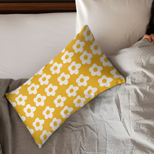 Yellow Floral Pillow Case