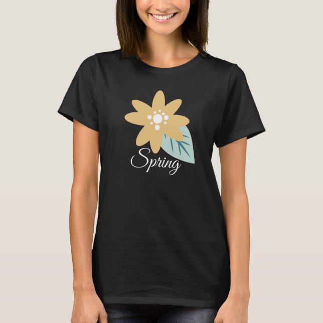 Yellow Floral Spring  Tank Top (Front)
