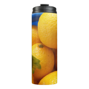 Yellow Florida Lemons Thermal Tumbler
