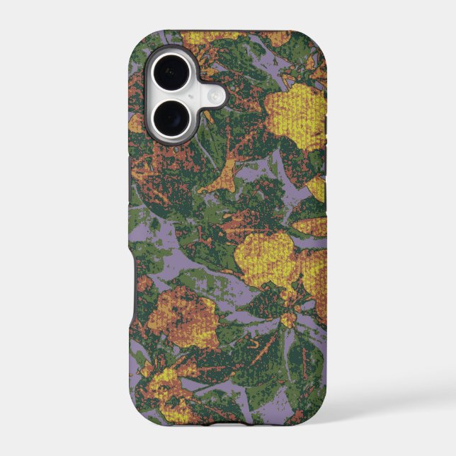 Yellow flower camouflage pattern (Back)