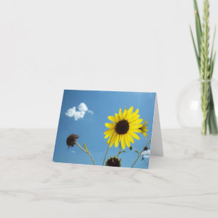 Yellow Flower Card