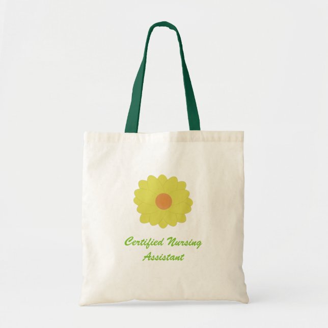 Yellow Flower CNA Tote Bag (Front)