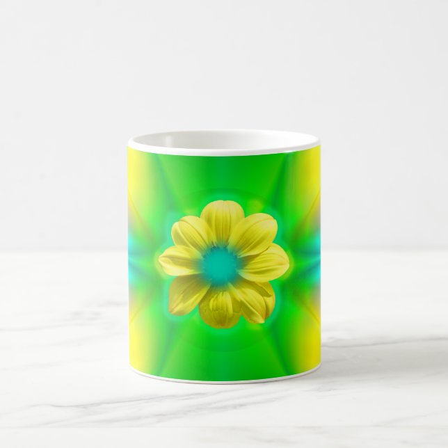 Yellow Flower Coffee Mug (Center)