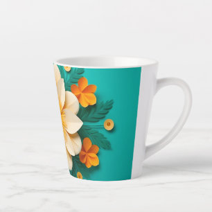 Yellow Flower Coffee Mug For Floral Lovers Gift