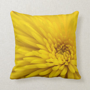 Yellow flower cushion