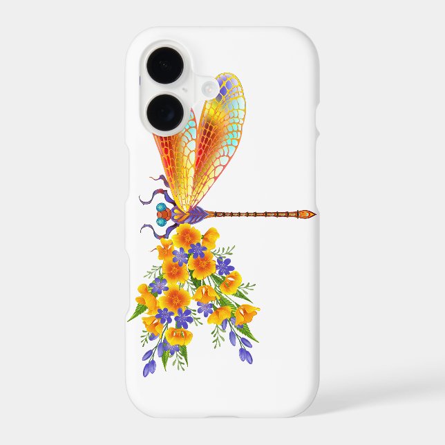 Yellow Flower Dragonfly (Back)