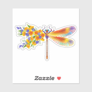 Yellow Flower Dragonfly