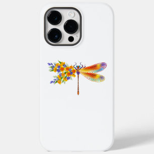Yellow Flower Dragonfly Case-Mate iPhone 14 Pro Max Case
