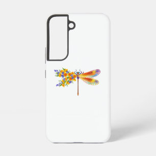 Yellow Flower Dragonfly Samsung Galaxy Case