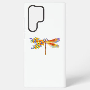 Yellow Flower Dragonfly Samsung Galaxy Case