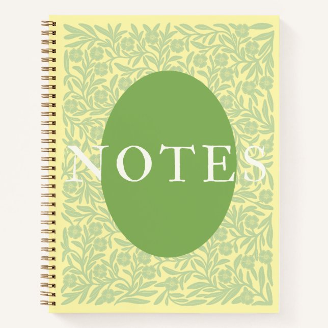Yellow Flower Field Notebook (Front)