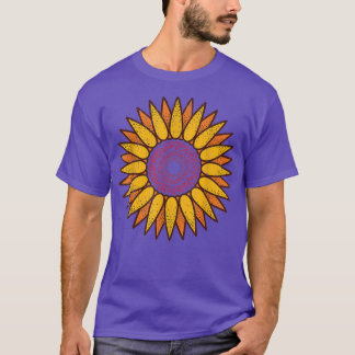 Yellow Flower Gardener Hippie Floral Beautiful Sun T-Shirt