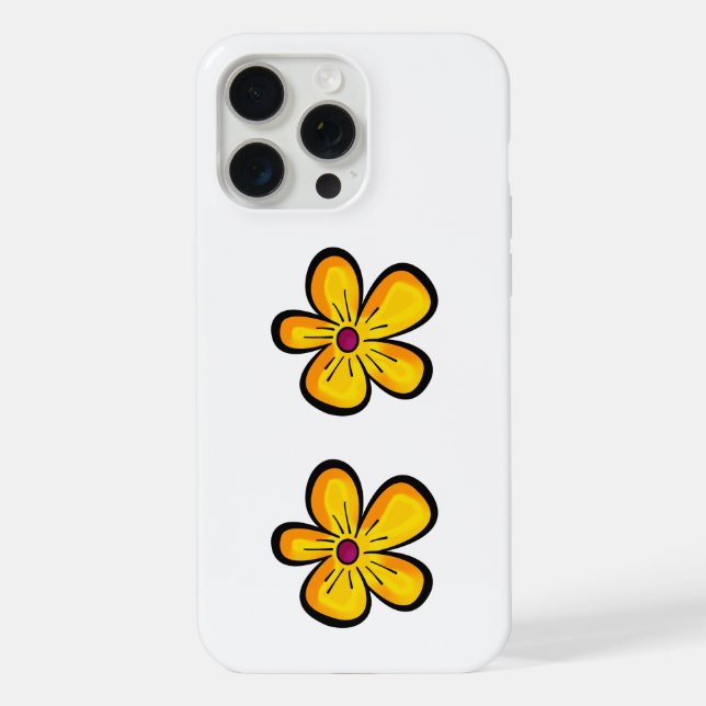 Yellow Flower iPhone Case (Back)