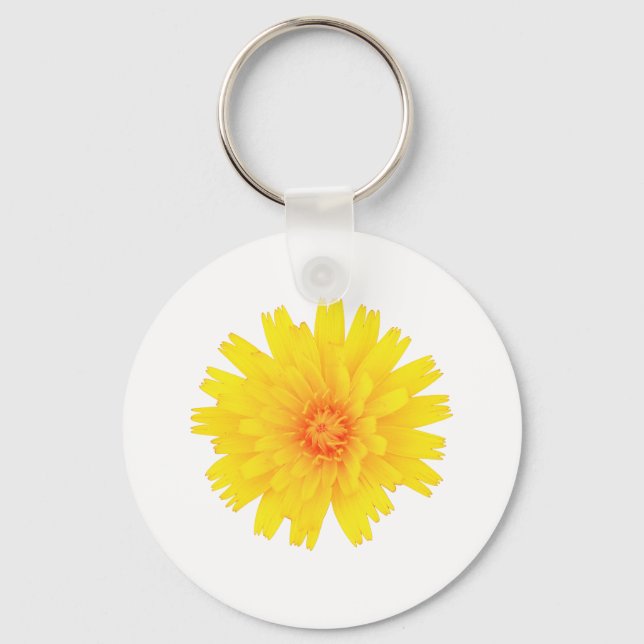 Yellow Flower Key Ring (Front)