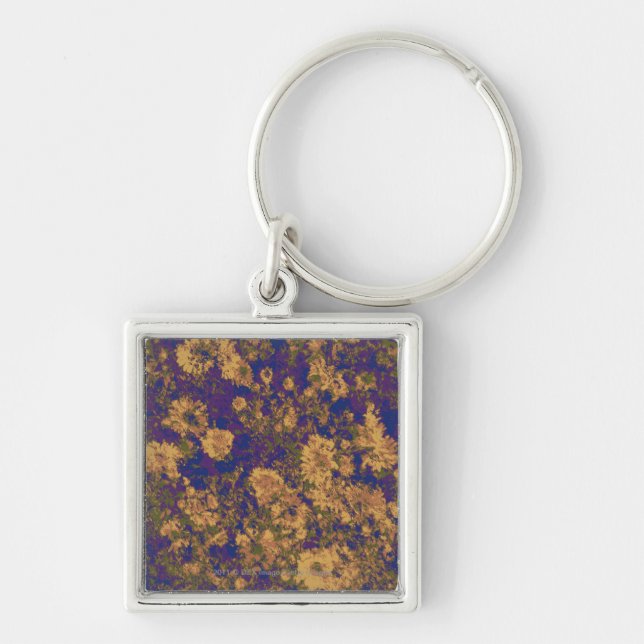 Yellow flower key ring (Front)