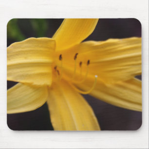 yellow flower mouse pad