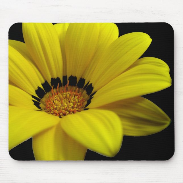 Yellow Flower Mouse Pad (Front)