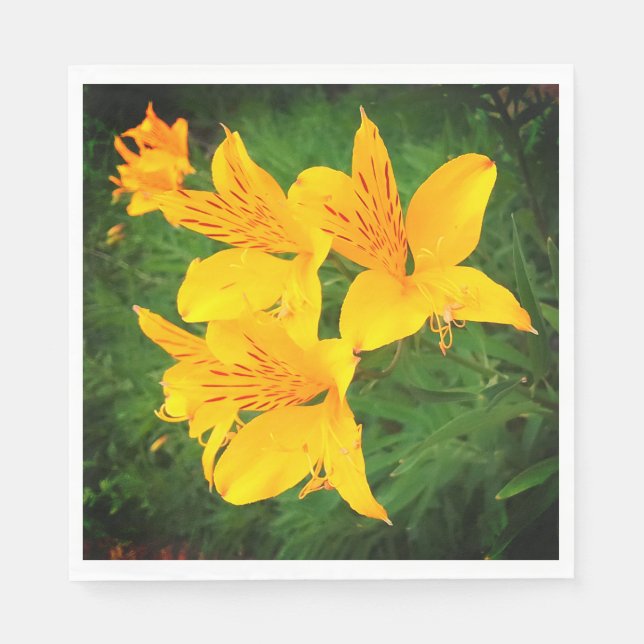 Yellow flower napkin (Front)