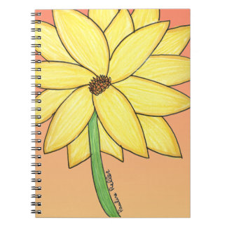 Yellow Flower Notebook