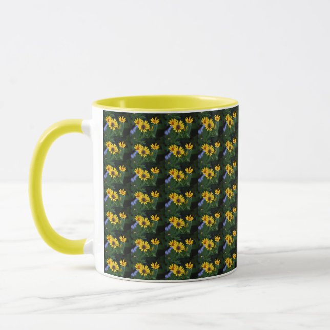 Yellow Flower Photo Mug (Left)
