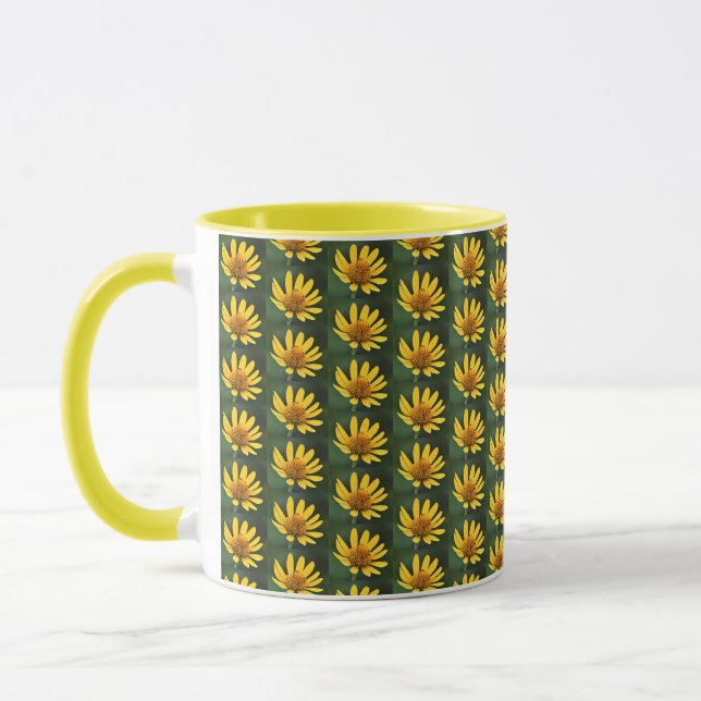 Yellow Flower Photo Mug (Left)