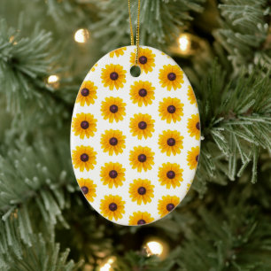 Yellow Flower Photo Ornament