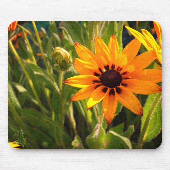 Yellow flower Photography Mousepad (Front)