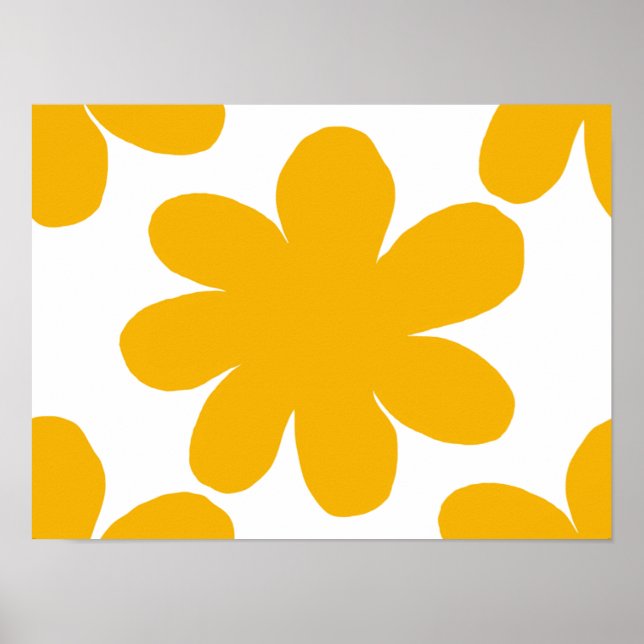 Yellow Flower Poster (Front)