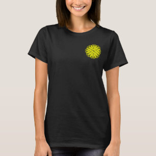 Yellow Flower Ribbon by Kenneth Yoncich T-Shirt