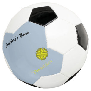 Yellow Flower Ribbon Template by Kenneth Yoncich Soccer Ball