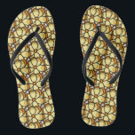 Yellow Flower Thongs<br><div class="desc">This is an original drawing that has been scanned and cleaned up for reproduction</div>