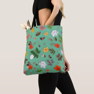 Yellow Flowers and White Roses 14 Tote Bag